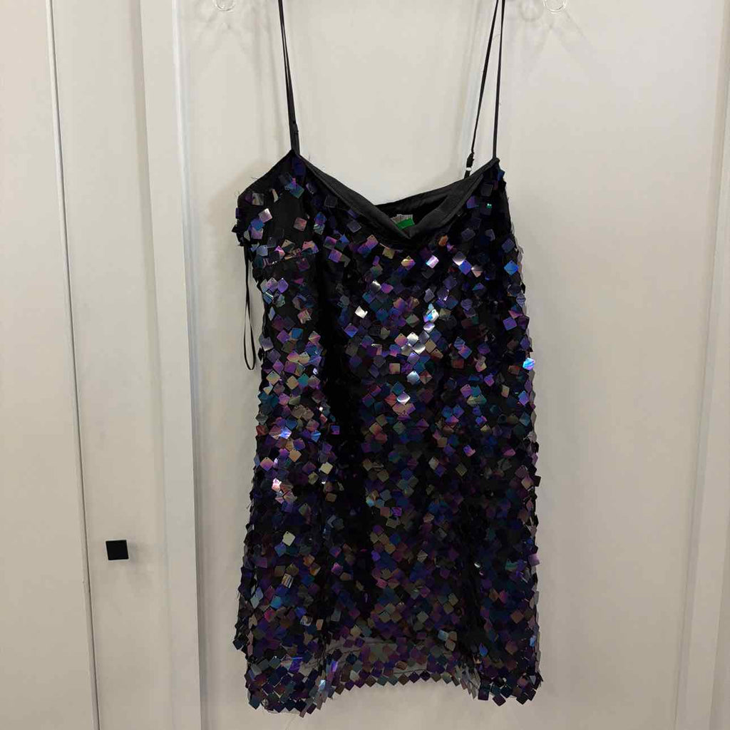 Astr the Label Women's Porsche Sleeveless Sequin Mini Dress - Purple Multi