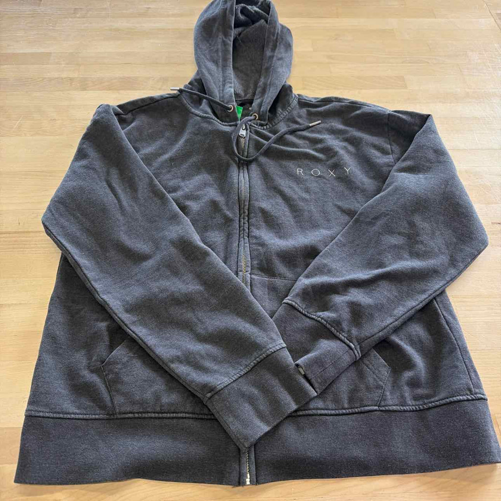 Roxy Women's Sweet Rhythm Full up Fleece Jacket, in Phantom, Size Small