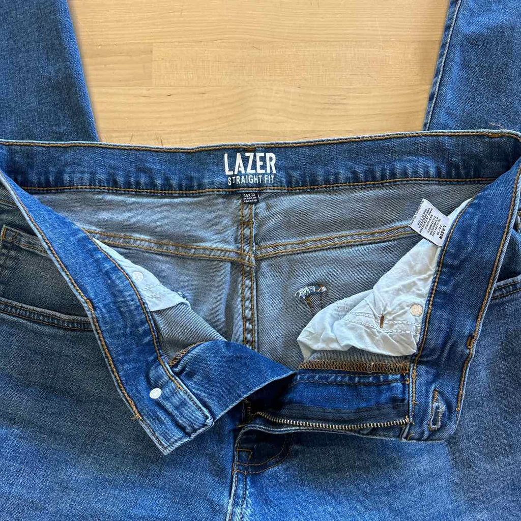 Lazer Size 34x30 Blue MENS Jeans