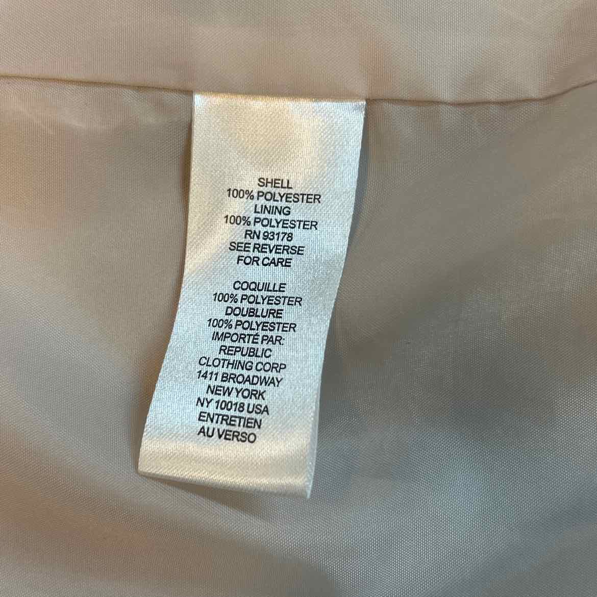 Tahari Size XL Cream Preloved Blazer