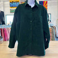 LACOSTE USA Women's Corduroy Button Up Top