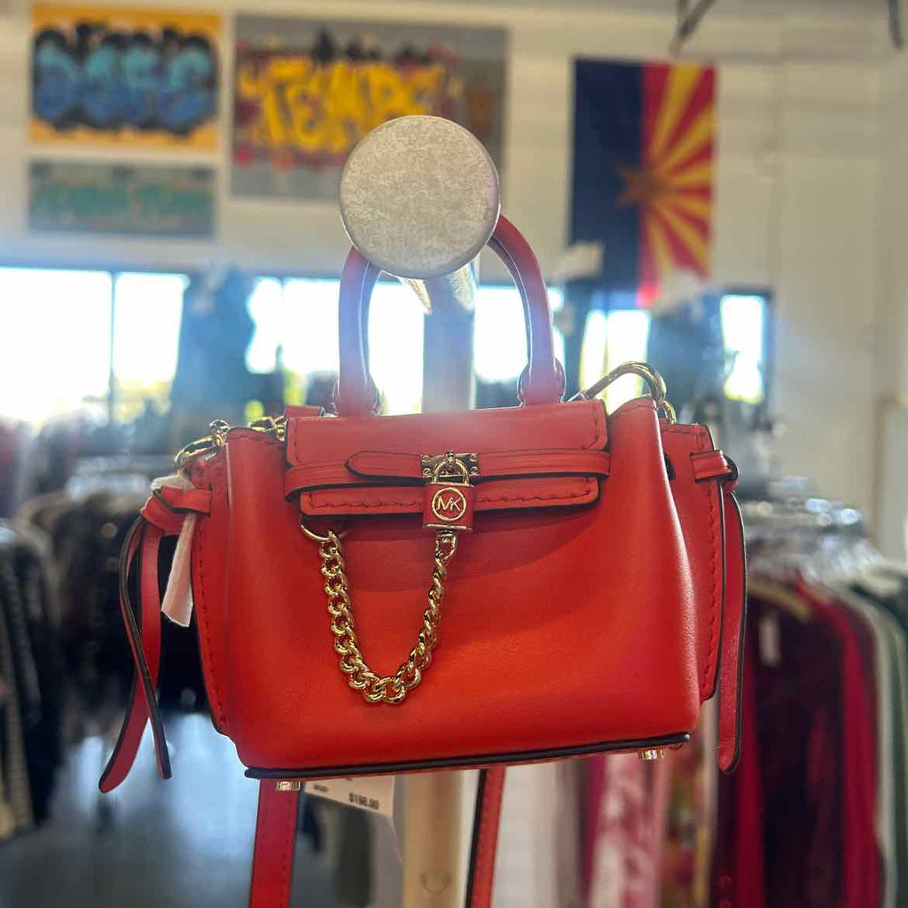 Michael Kors Logo Hamilton Legacy Extra Small Belted Satchel