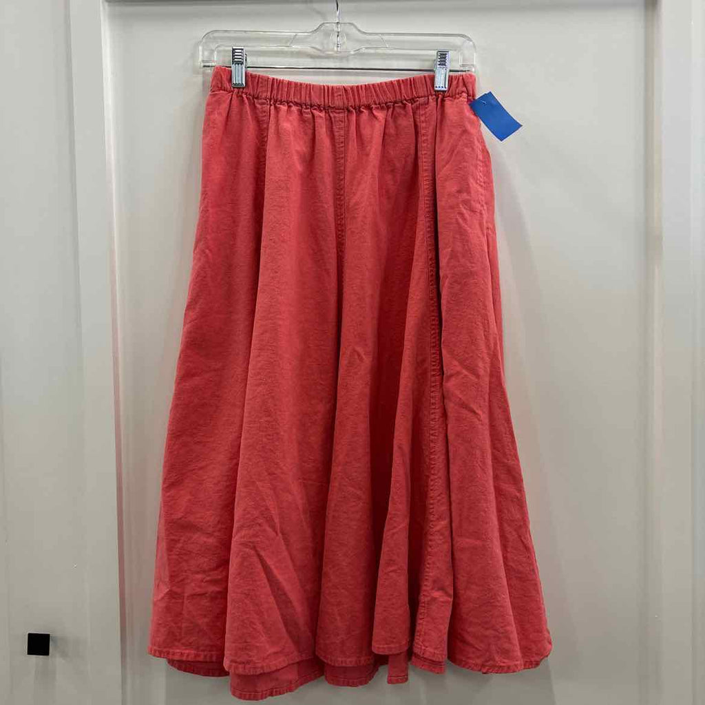 Woman Within Size M Coral Preloved Skirt