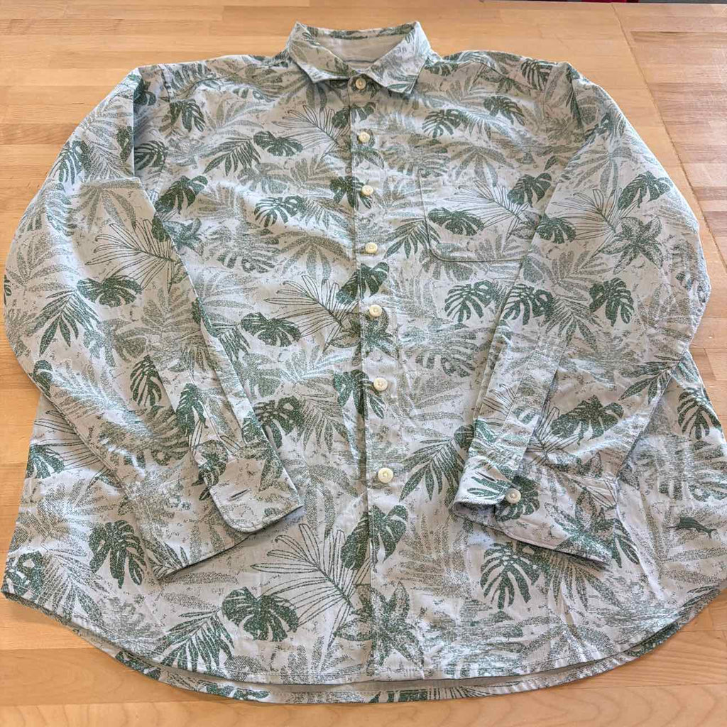 Tommy Bahama Men's Digital Palms Regular-Fit Printed Button-Down Shirt