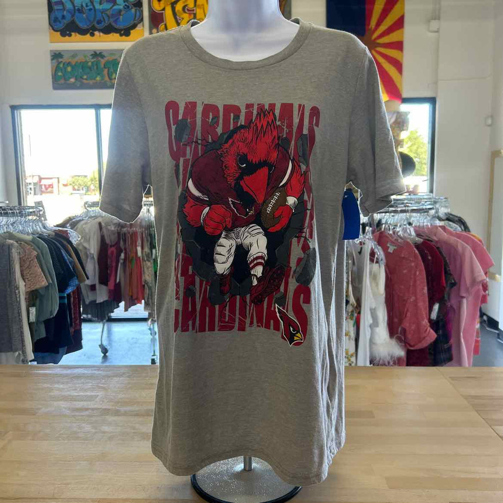 NFL Size XL Grey Preloved MENS Short Sleeve Shirt