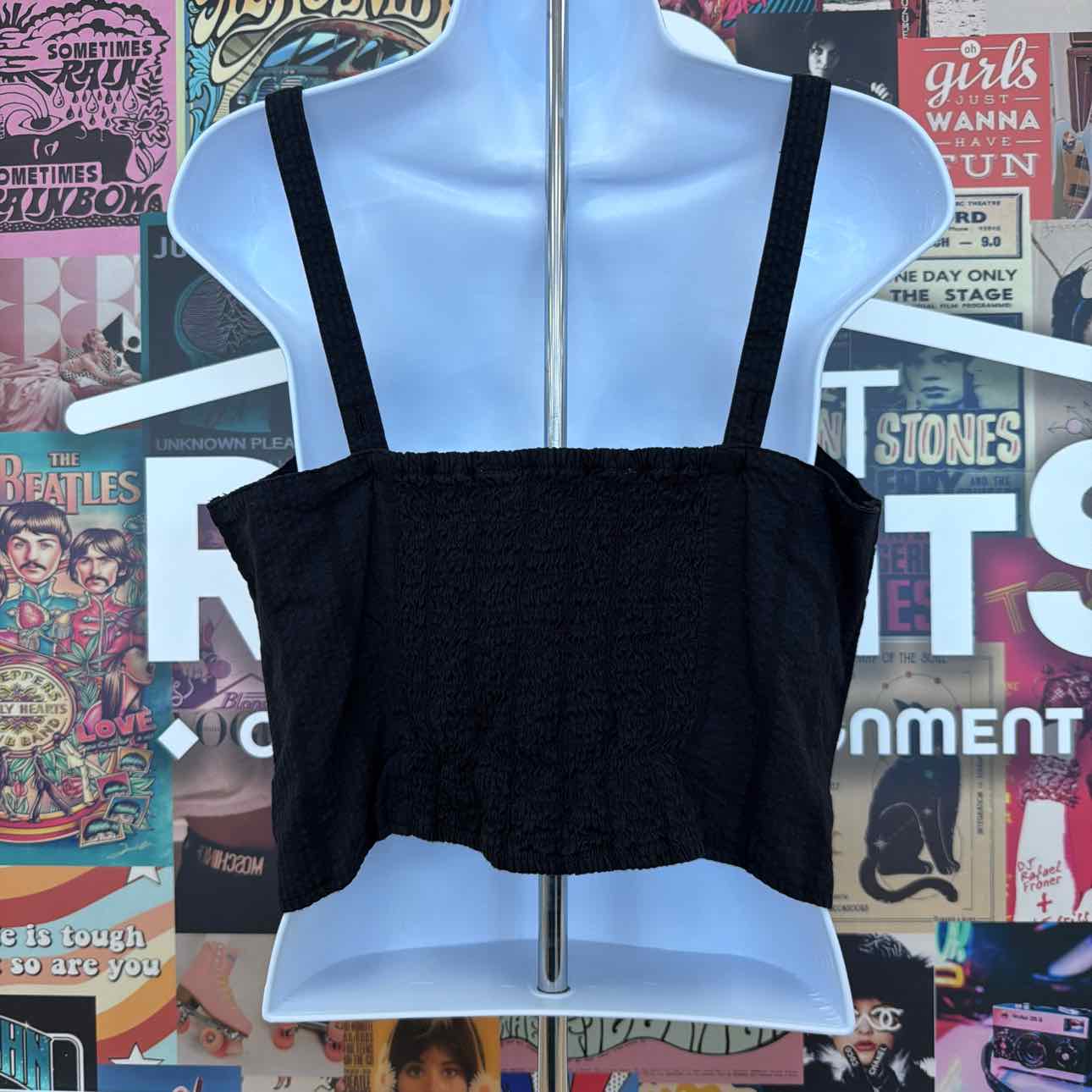 Levi's Size L Black Levi's Adore Bustier Top