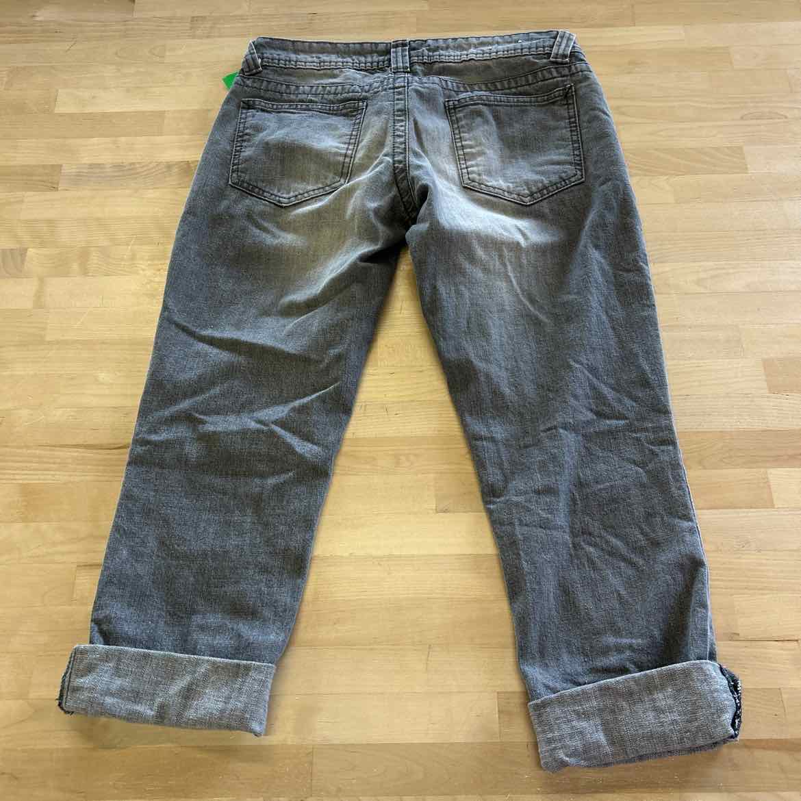 Hang Ten Size 5 Gray Denim Preloved Jeans