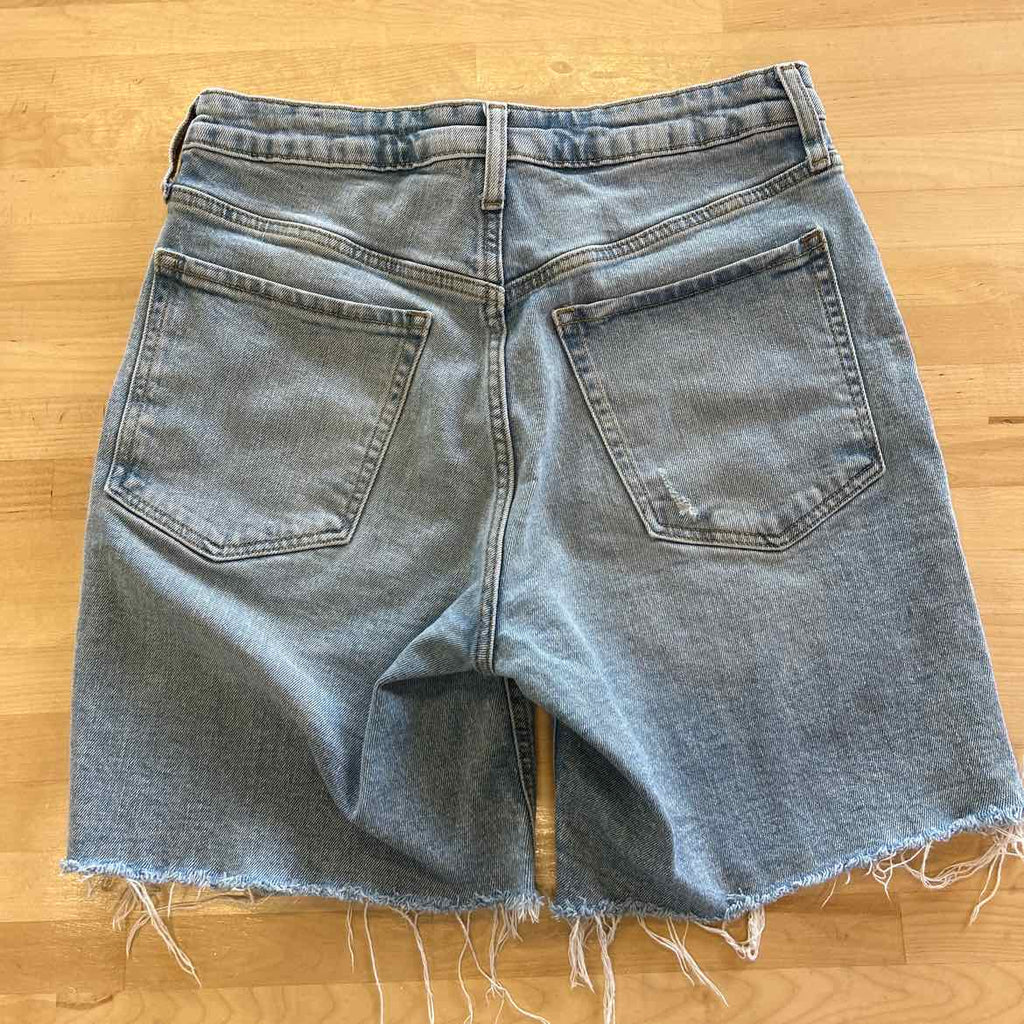 Old Navy Women Size 8 Blue Denim Preloved Shorts