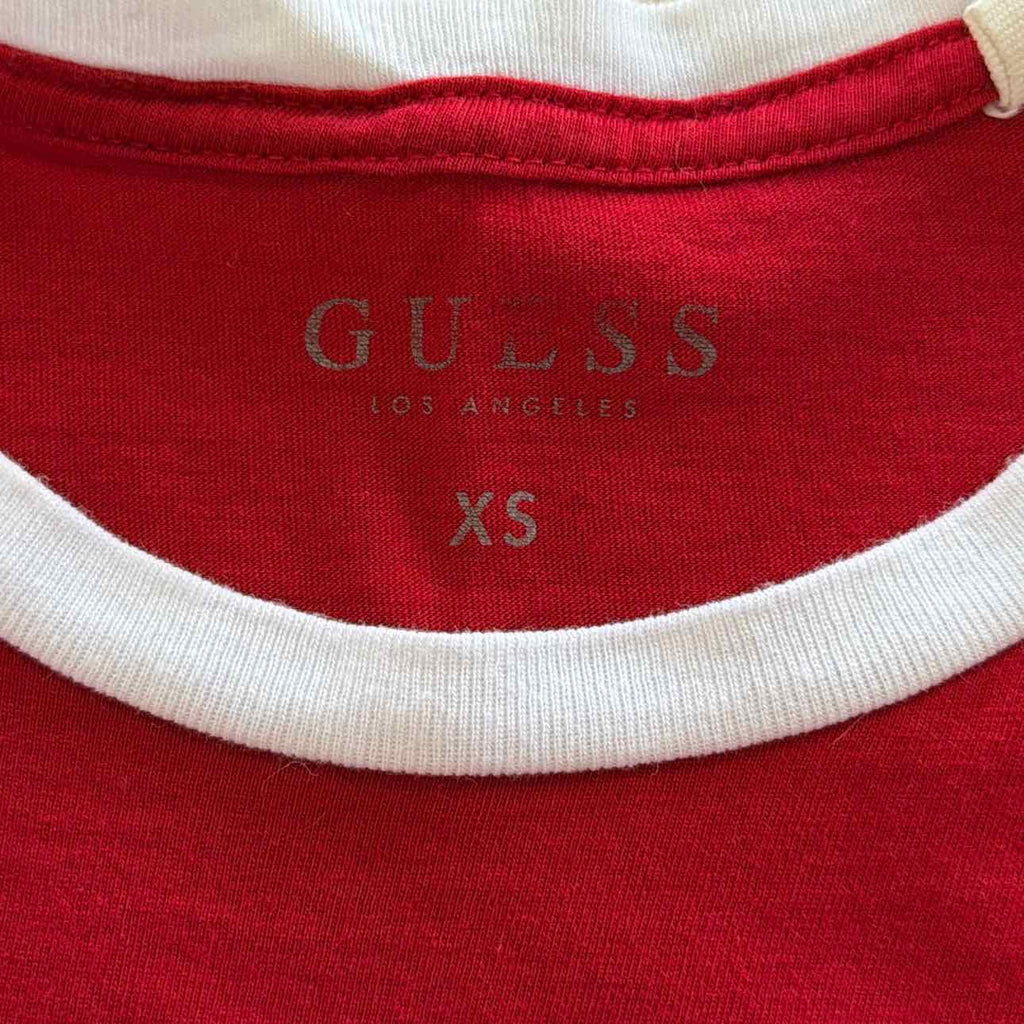 Guess Size XS Red Preloved MENS T-shirt