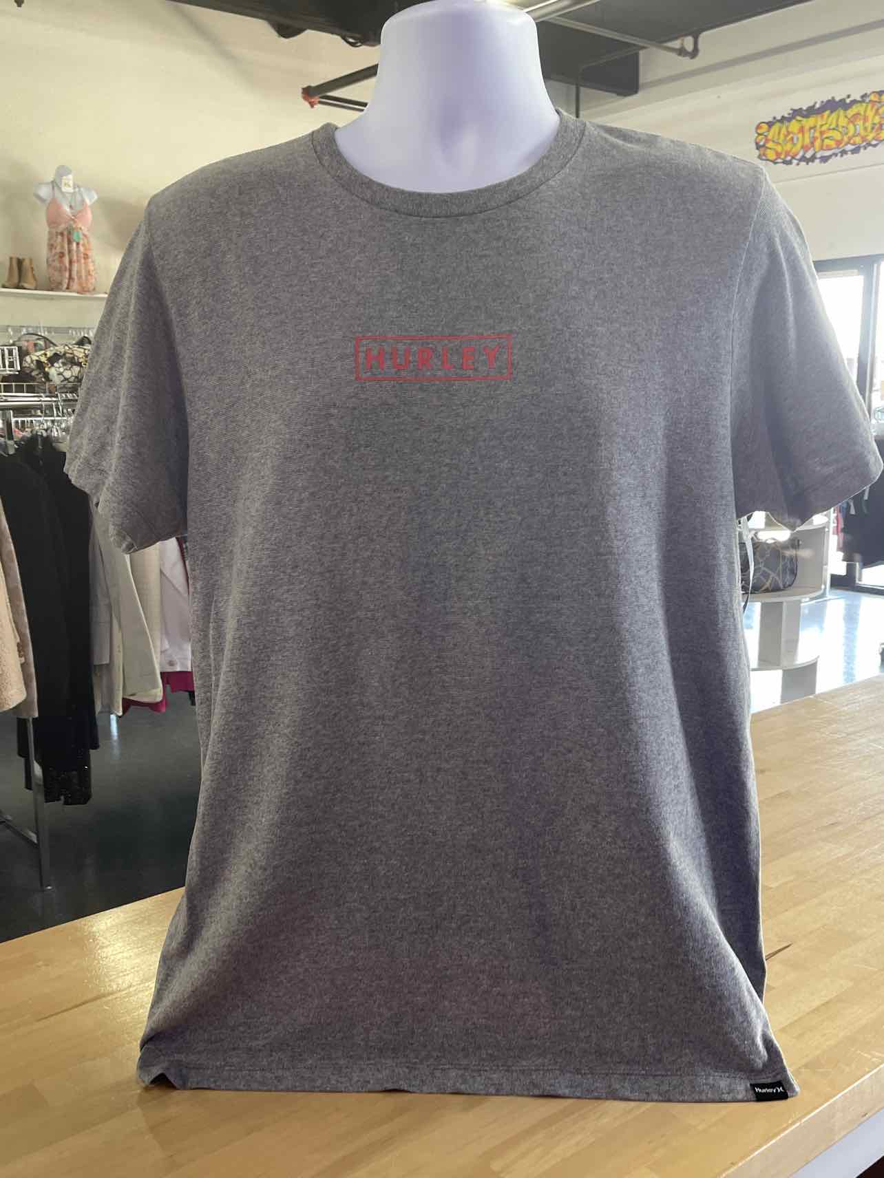 Hurley Size M Gray Preloved MENS T-shirt