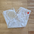 Kensie Size 10 White Linen Rayon Preloved Pants