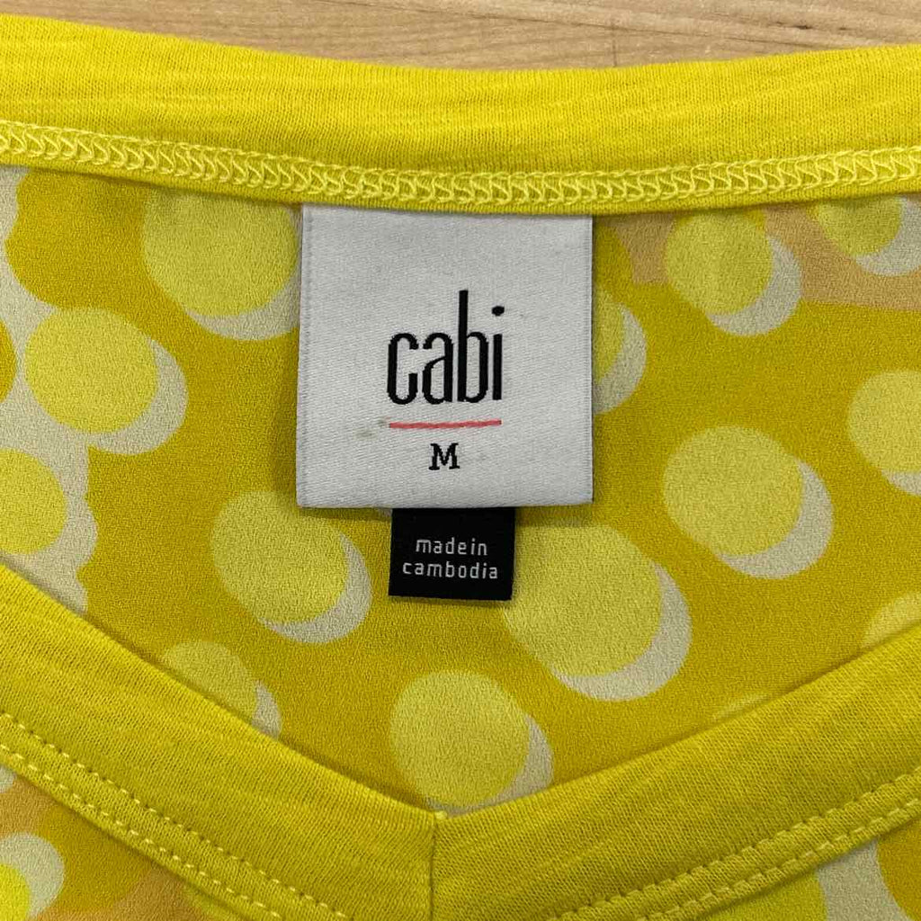 Cabi Size M Yellow Preloved Tank