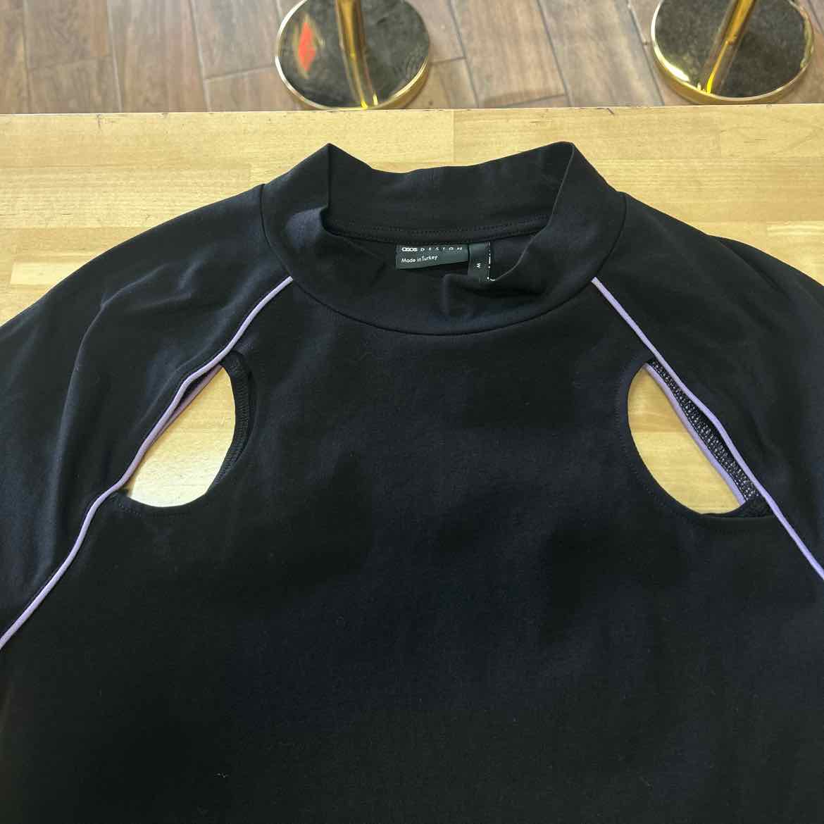 Asos Size M Black Preloved T-Shirt SS