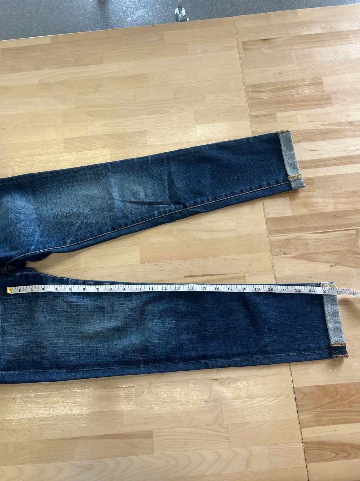 Adriano Goldschmied The Stilt Roll-Up  Size 25 Blue Denim Preloved Jeans