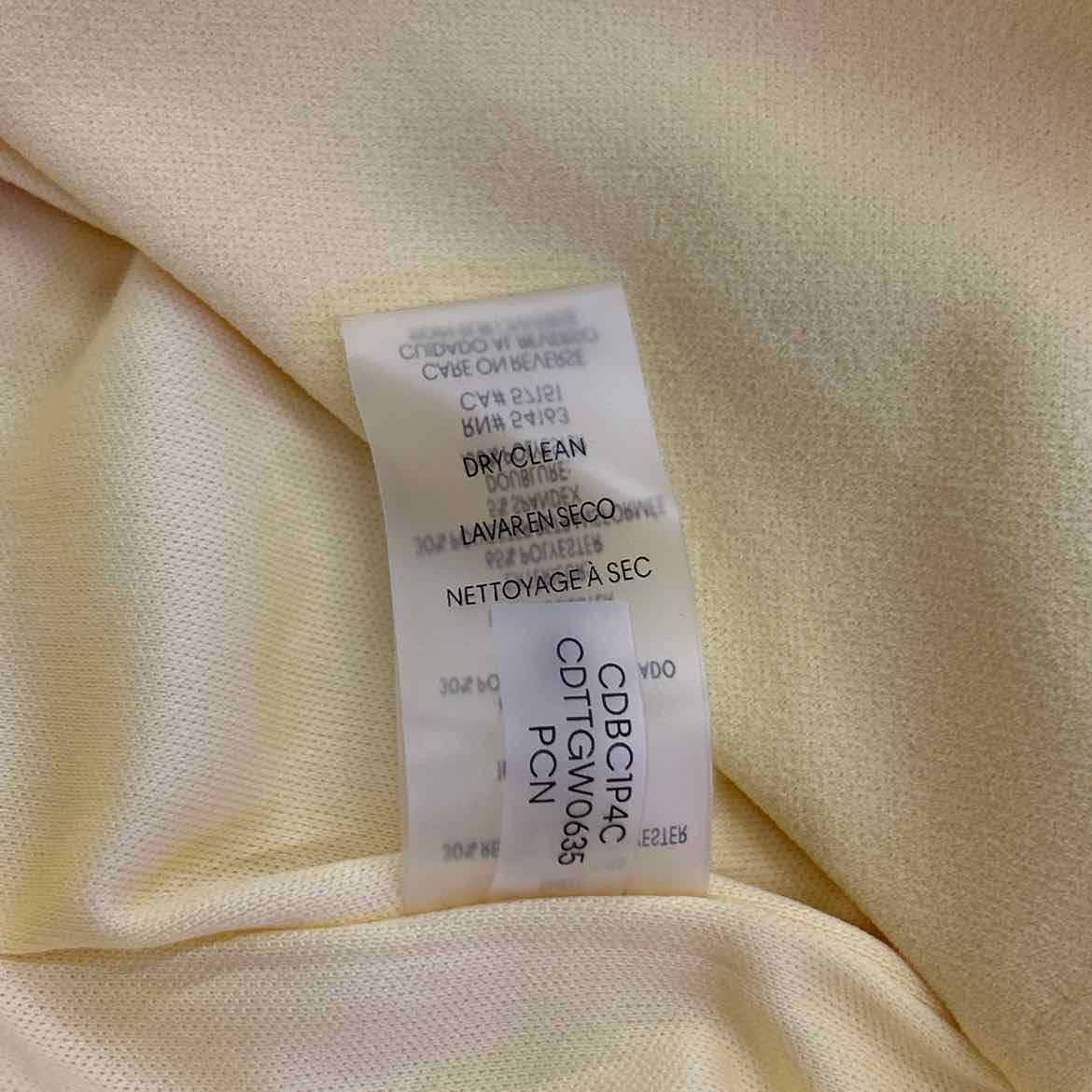 Calvin Klein Size 14 Yellow Preloved Dress