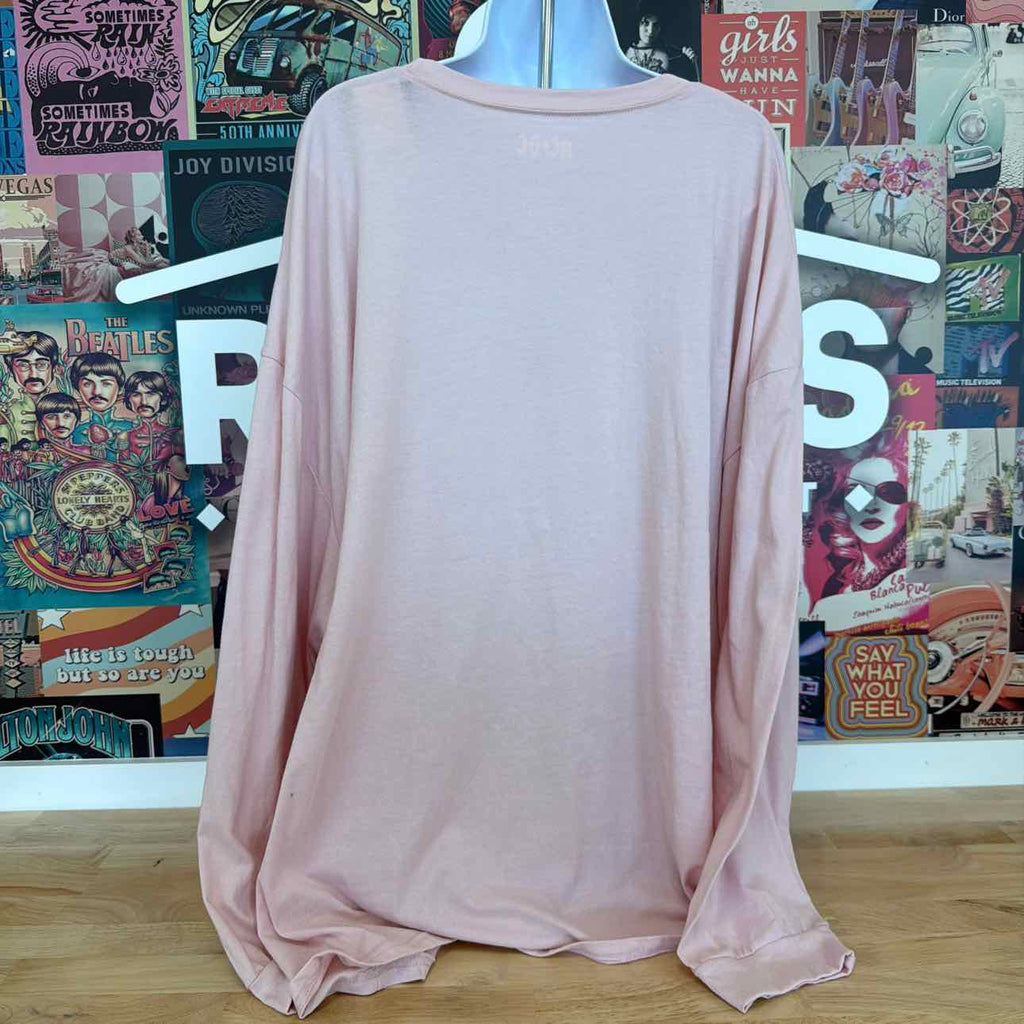 ACDC Size 2X Ac/Dc Graphic Sweatshirt - Pink