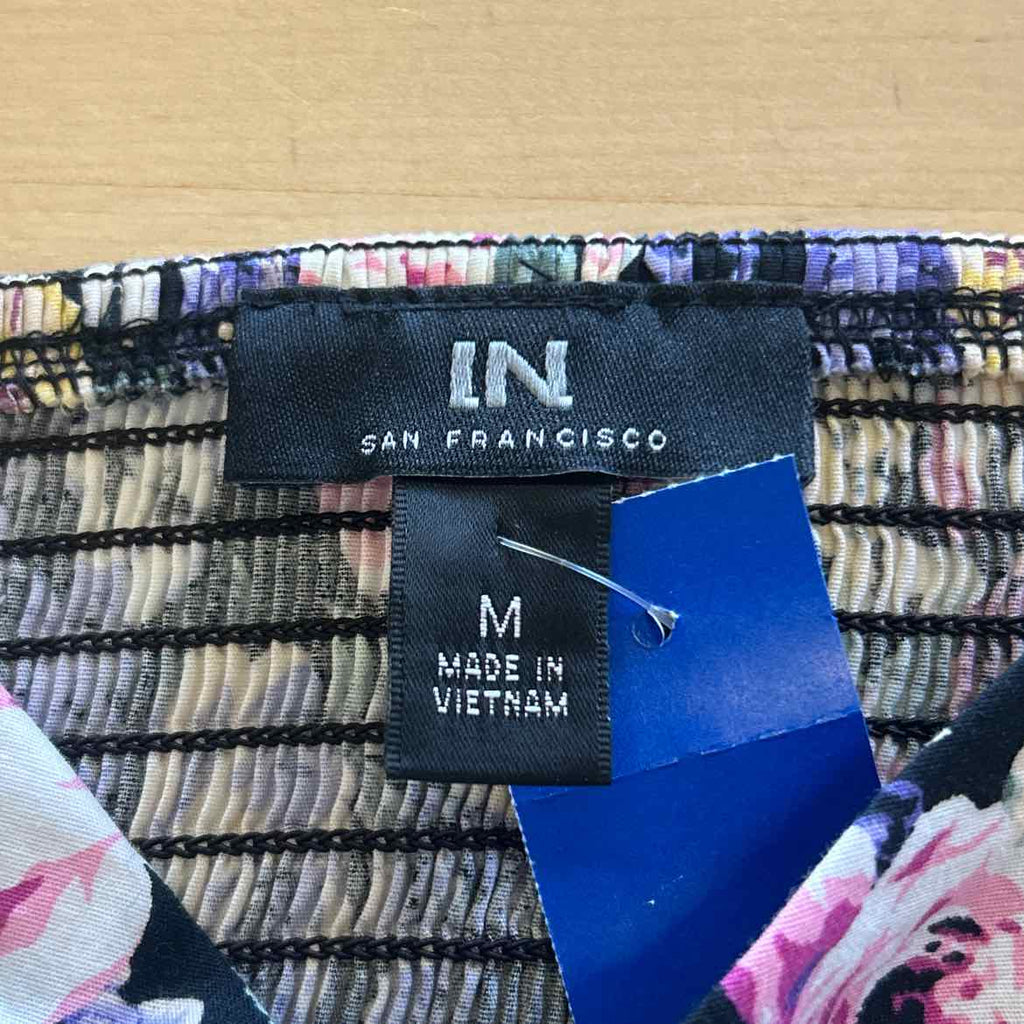 IN SF Size M Pink Yellow Preloved Blouse SS