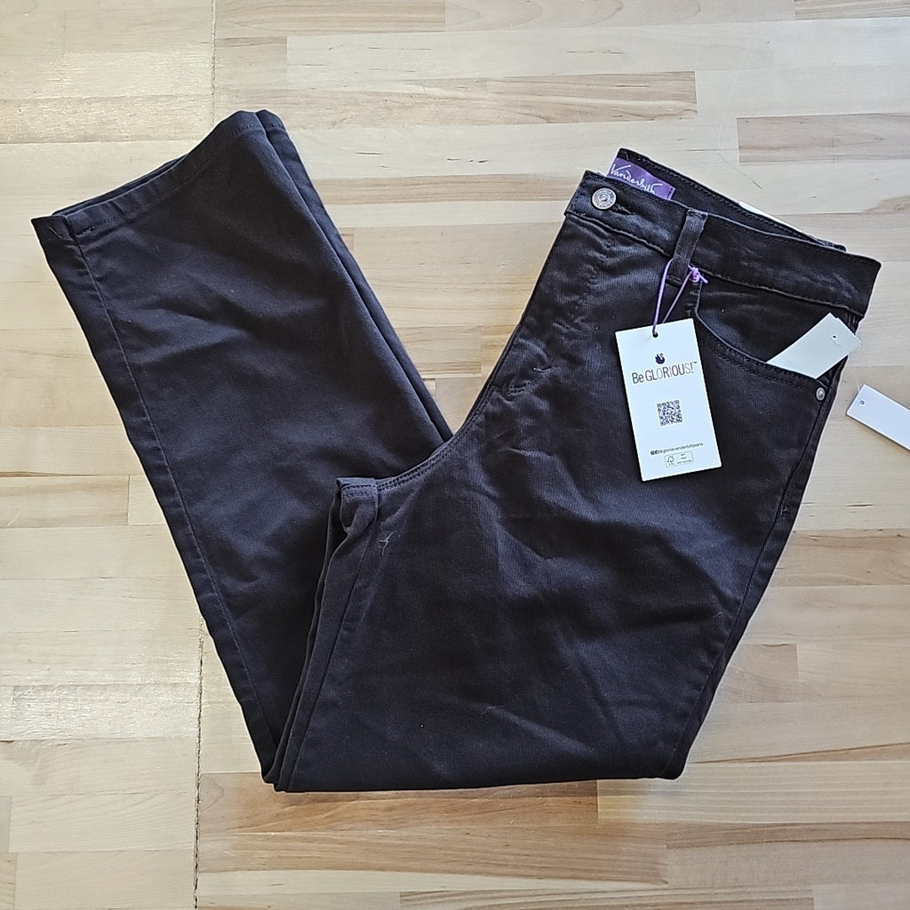 Gloria Vanderbilt Petite Amanda Straight-Leg Jean Coffee Roast