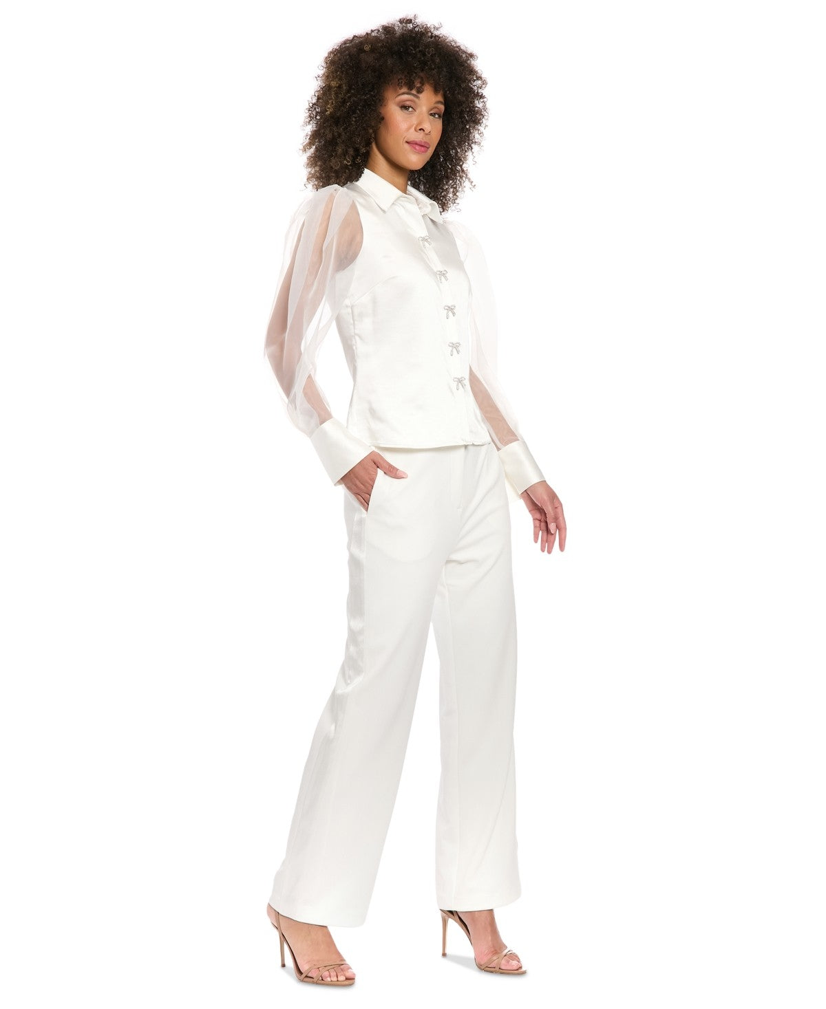 Muse Size 6  Straight-Leg Tuxedo Pants