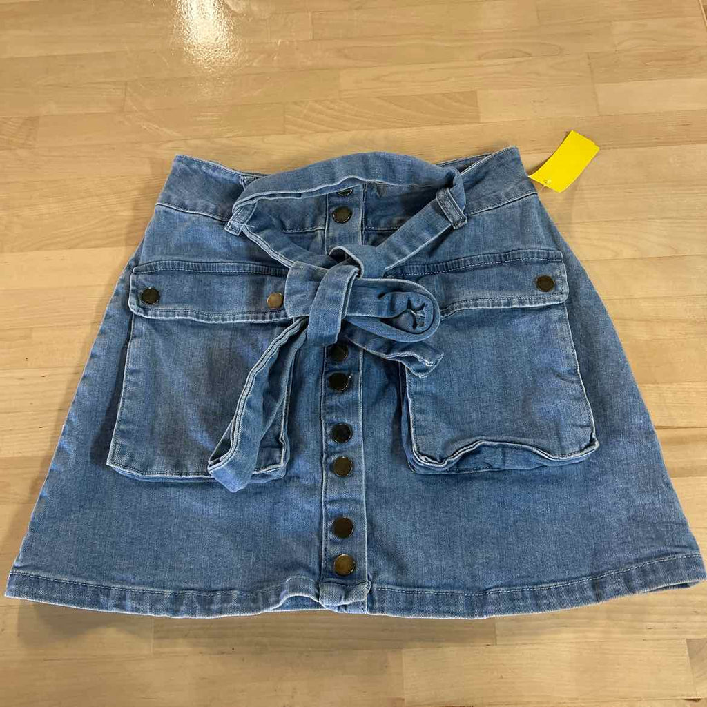 Fashion Nova Size XS Blue Preloved Skirt