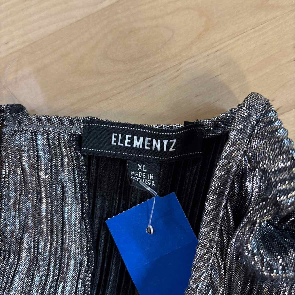 Elementz Size XL Silver Shirt
