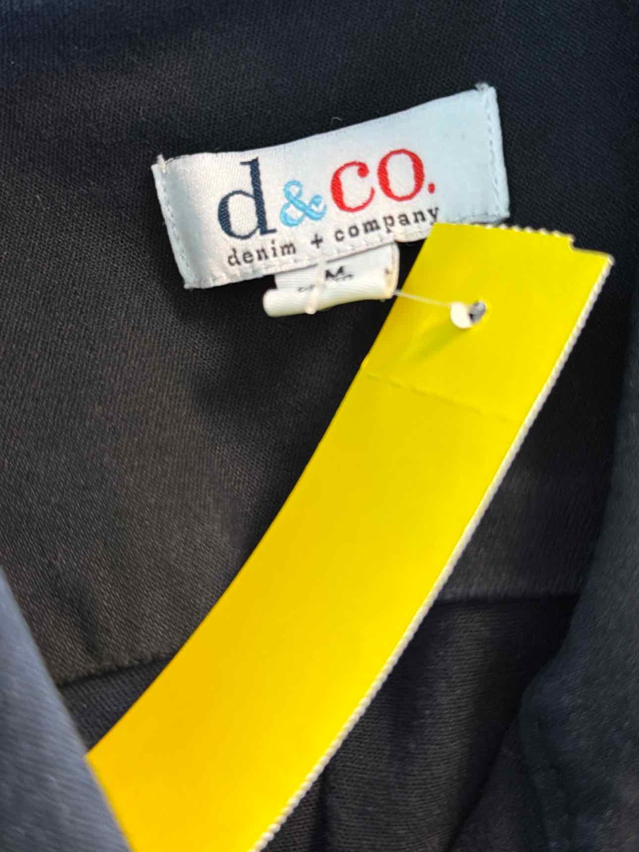 D & Co. Size M Black Vest