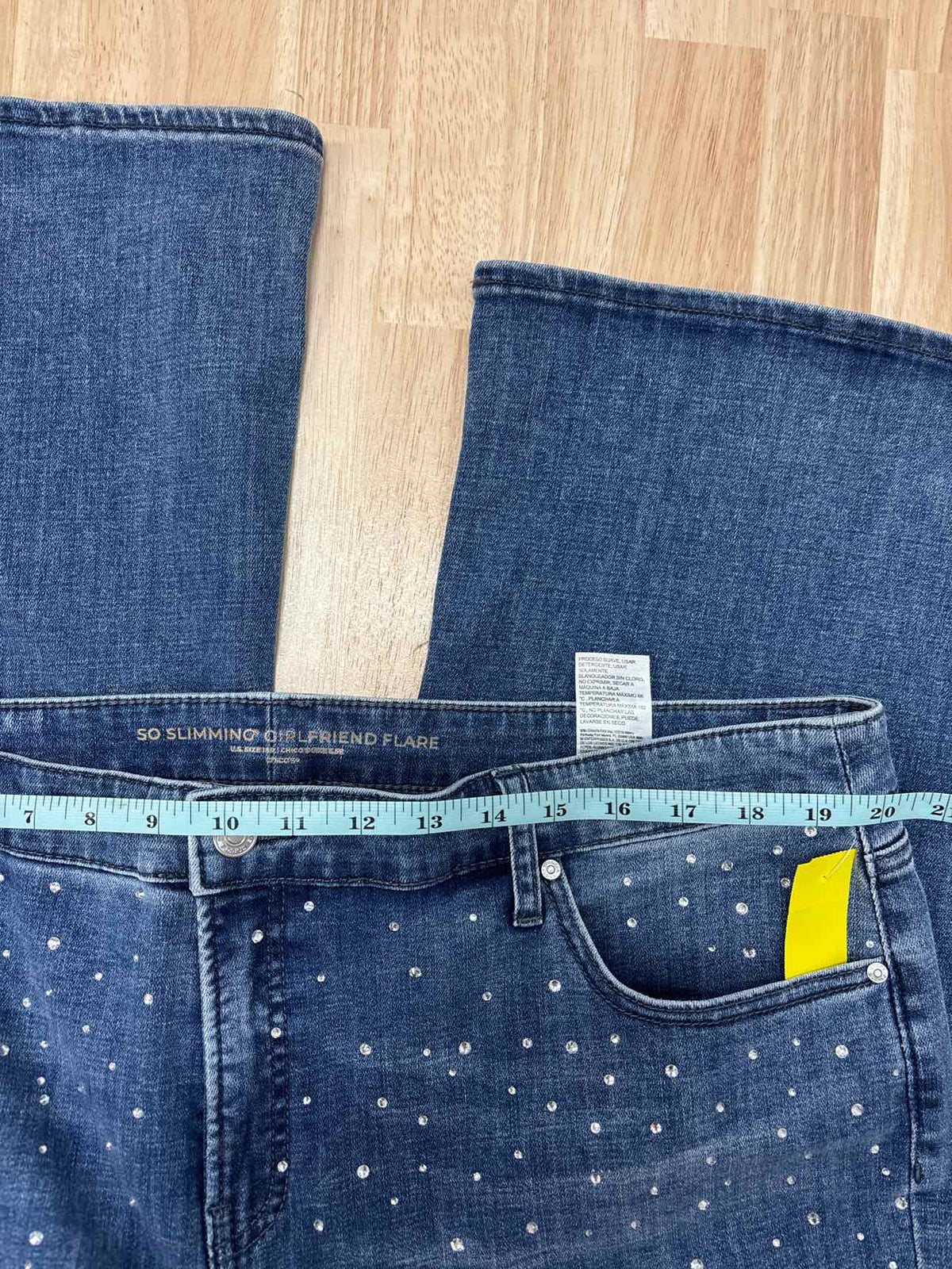 Chico's Size 3.5 (18) Blue Denim Preloved Jeans