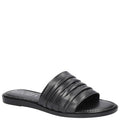 Bella Vita Size 11 Black Rya-Italy Flat Slide Sandals - Italian Leather
