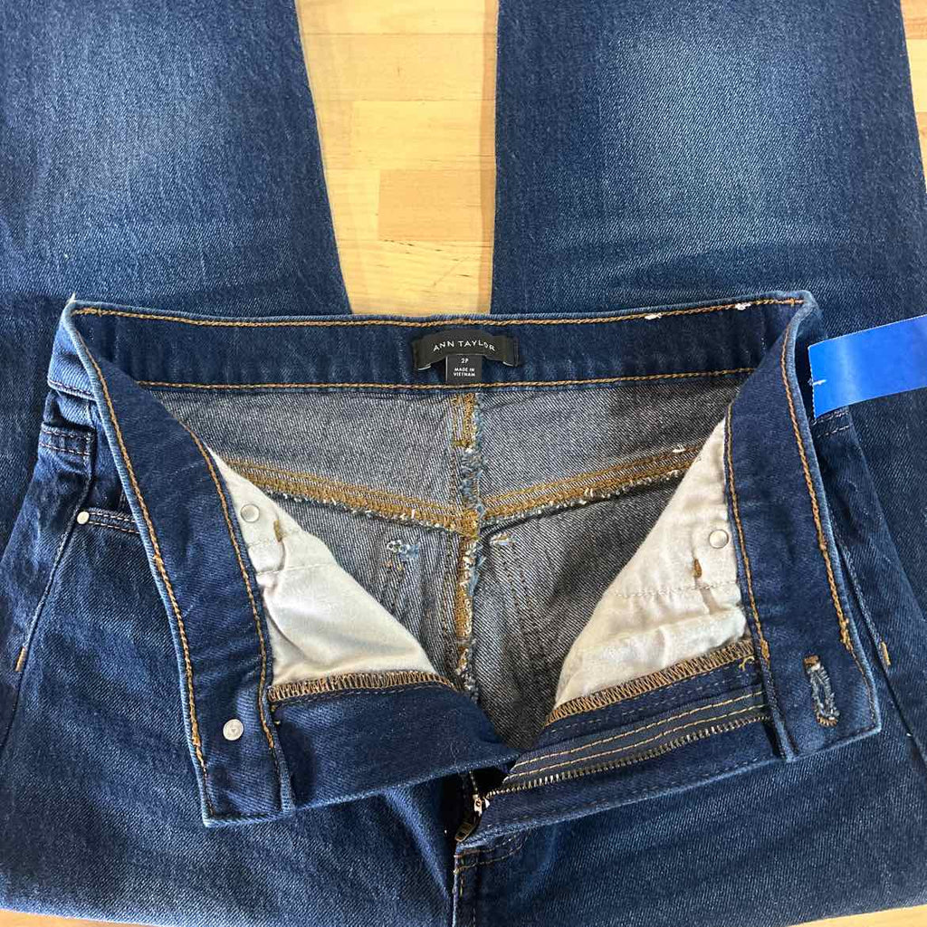 Ann Taylor Size 2 Blue Denim Preloved Jeans