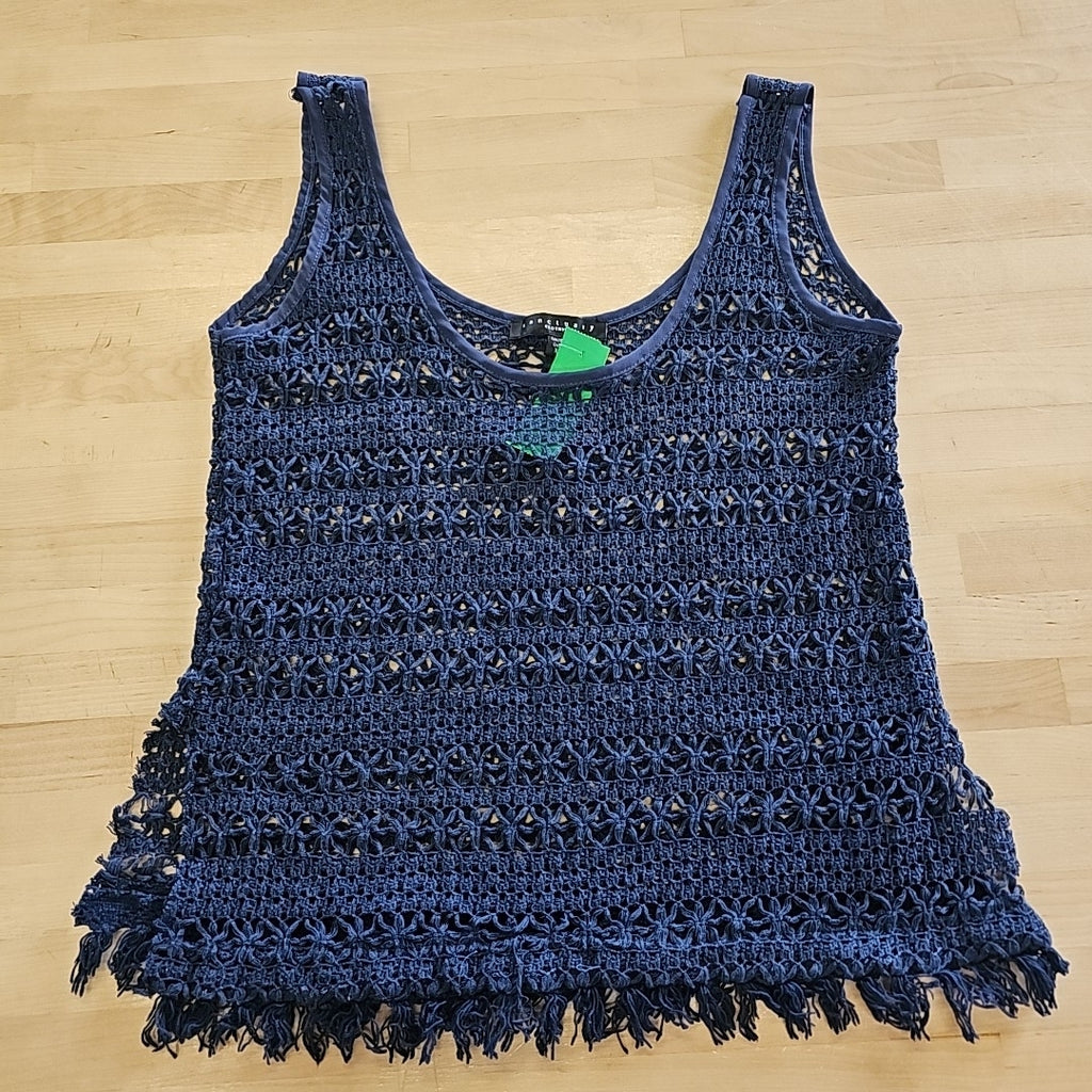 Sanctuary Size XS Blue Knit Preloved Tank