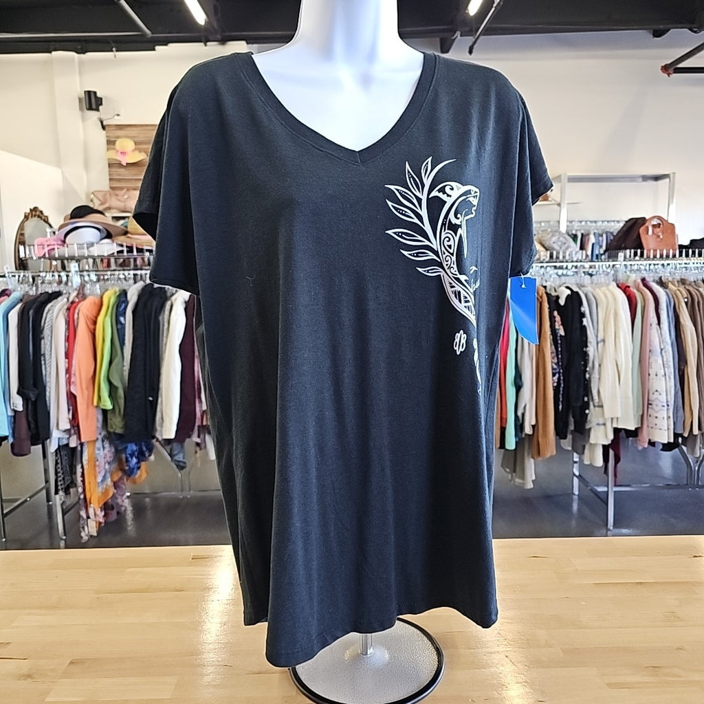 808 Clothing Co. Size XL Black T-shirt