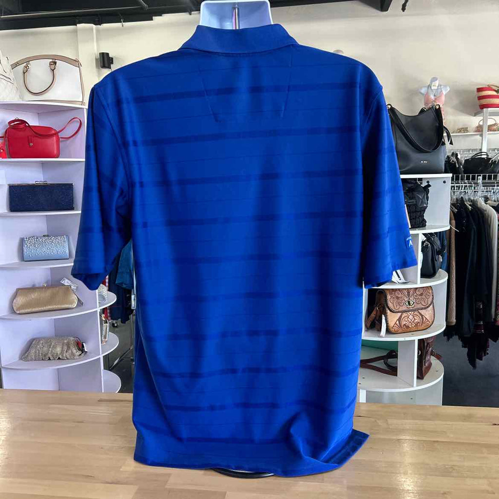 Antigua Size M Blue Preloved MENS Polo