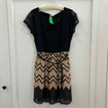 AUW Size M Black Tan Preloved Dress