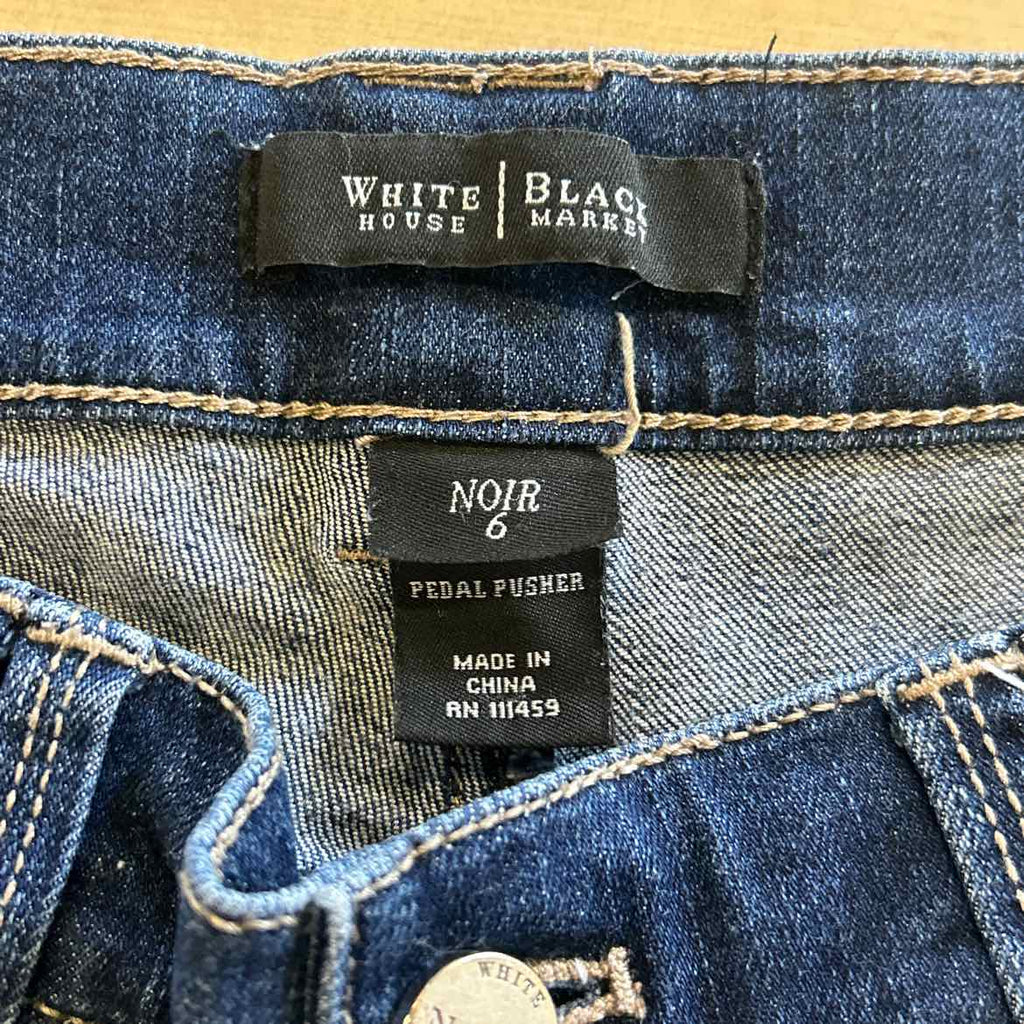 White House Black Market Size 6 Denim Capris