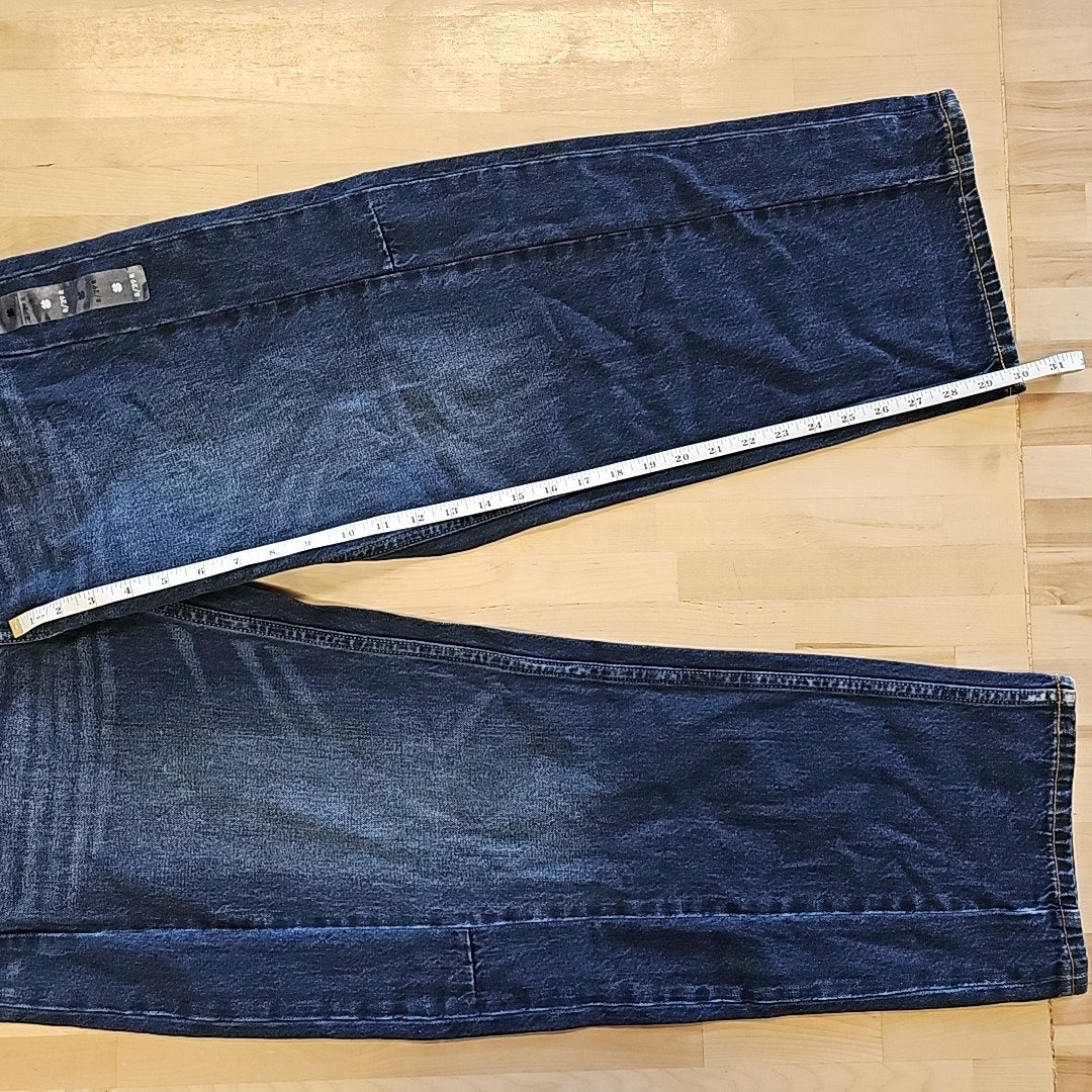 Lucky Brand Women's High-Rise Barrel-Leg Jeans - Obsidian Blue