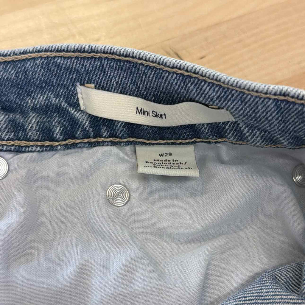 Calvin Klein Jeans Women's Denim Mini Skirt - Blue Stone