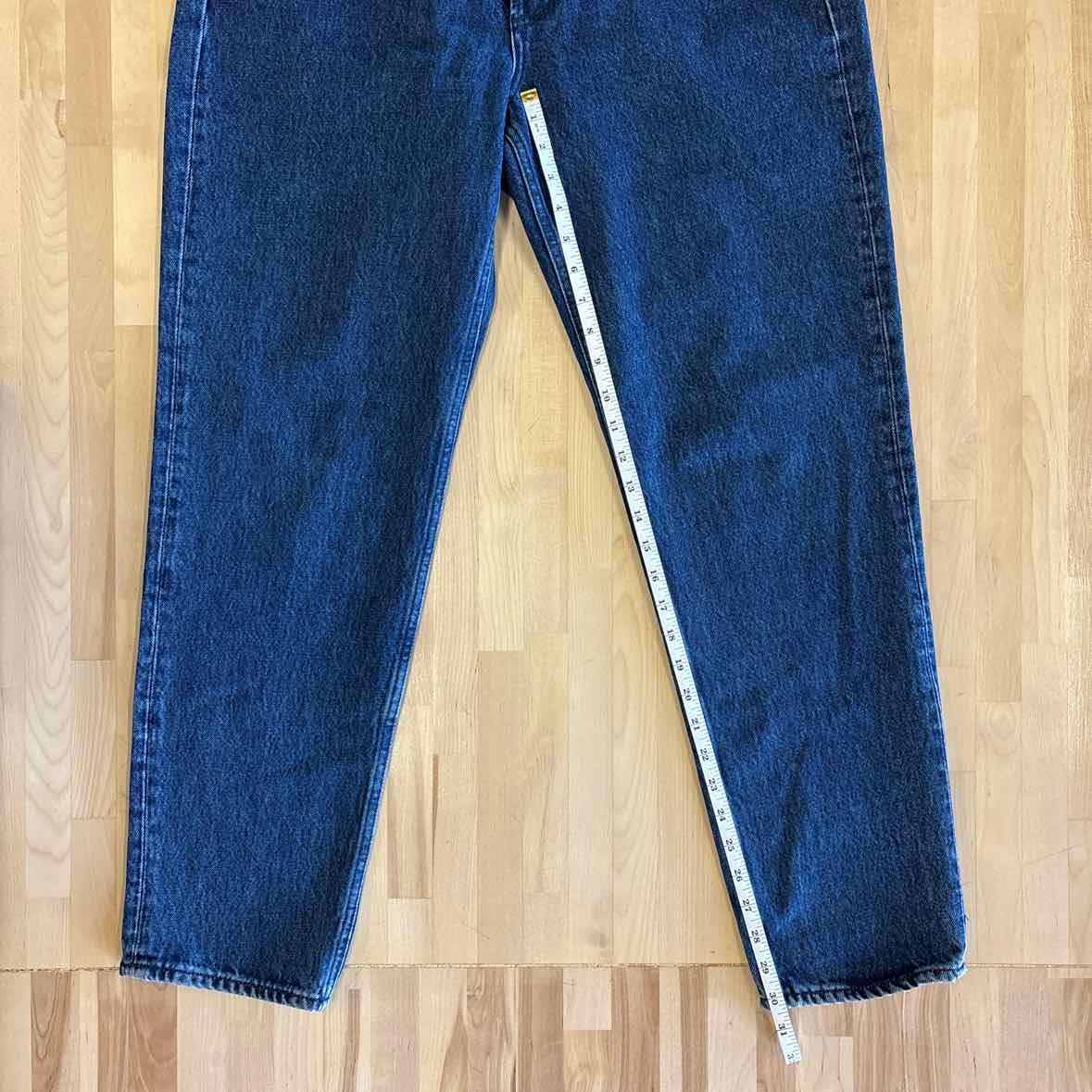 Rag & Bone Size 12 / 31 Dark BLue Rosa Mid-Rise Boyfriend Jeans
