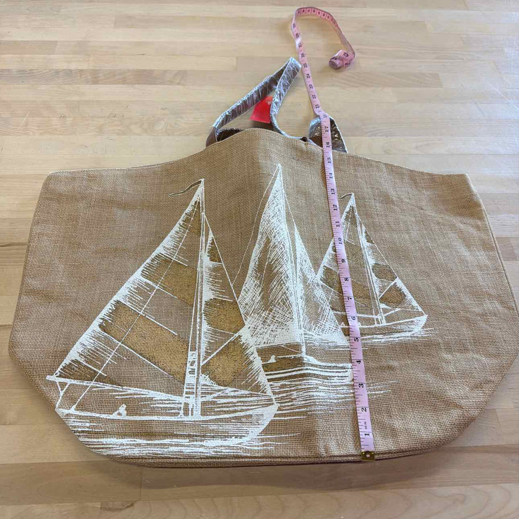 Mudpie Tan Large Tote