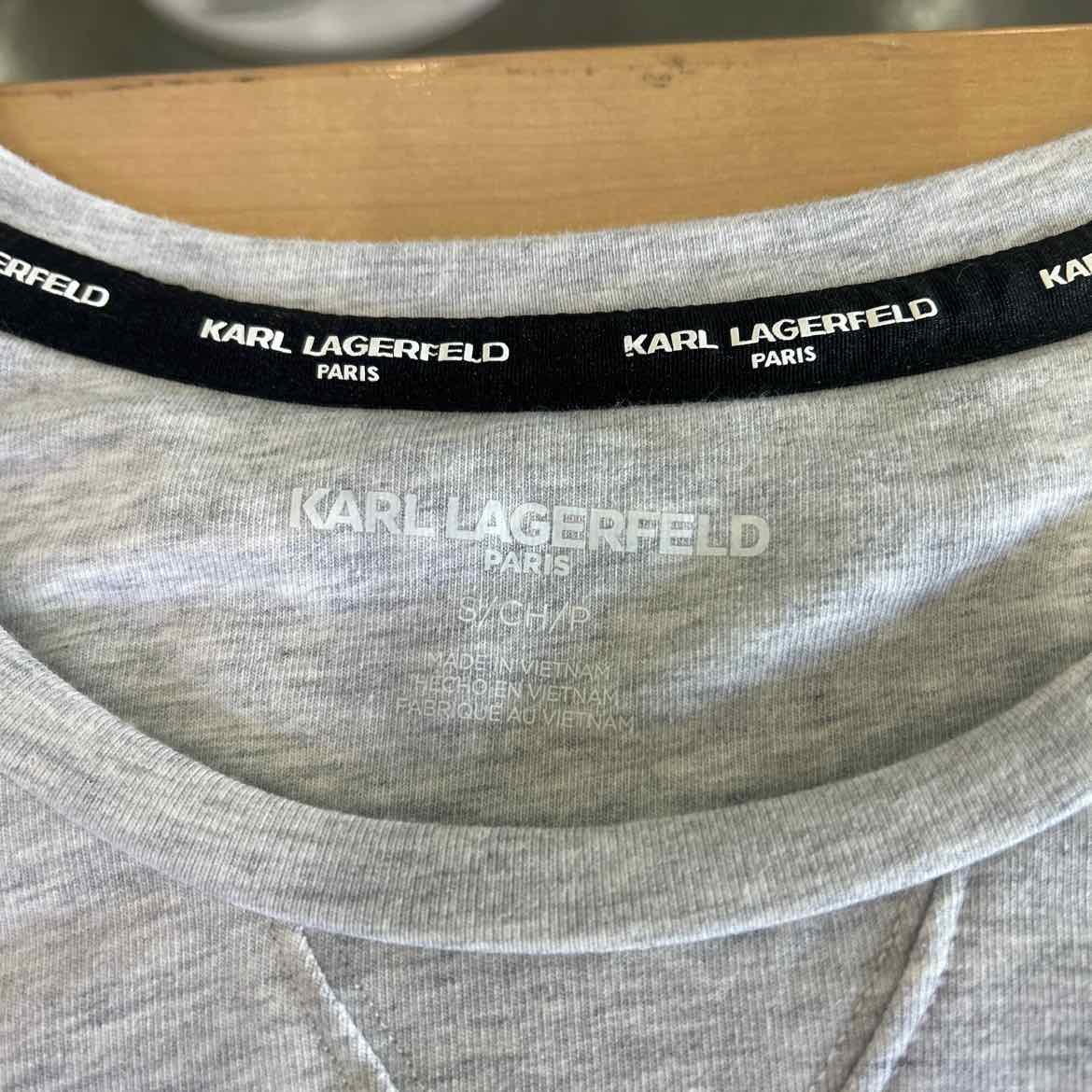 Karl Lagerfeld Size S Gray Preloved Shirt