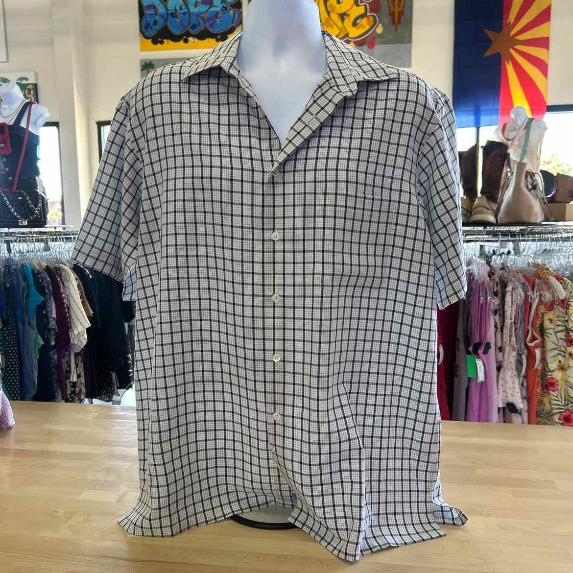 Joseph & Feiss Size L White Preloved MENS Button Down Shirt