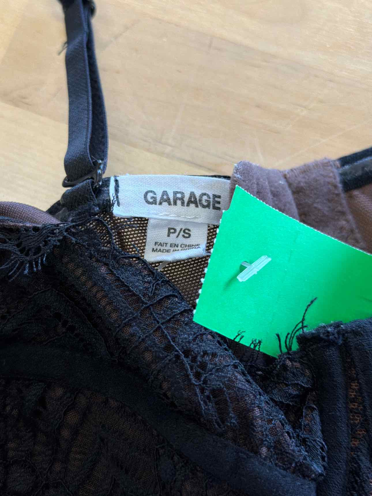 Garage Size S Black/Brown Preloved Corset