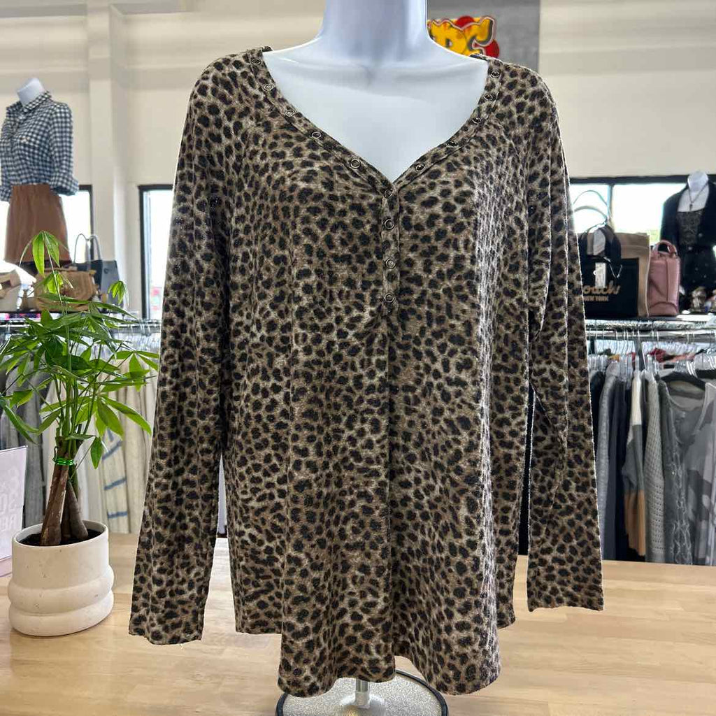 Torrid Size 0 Brown Long Sleeve