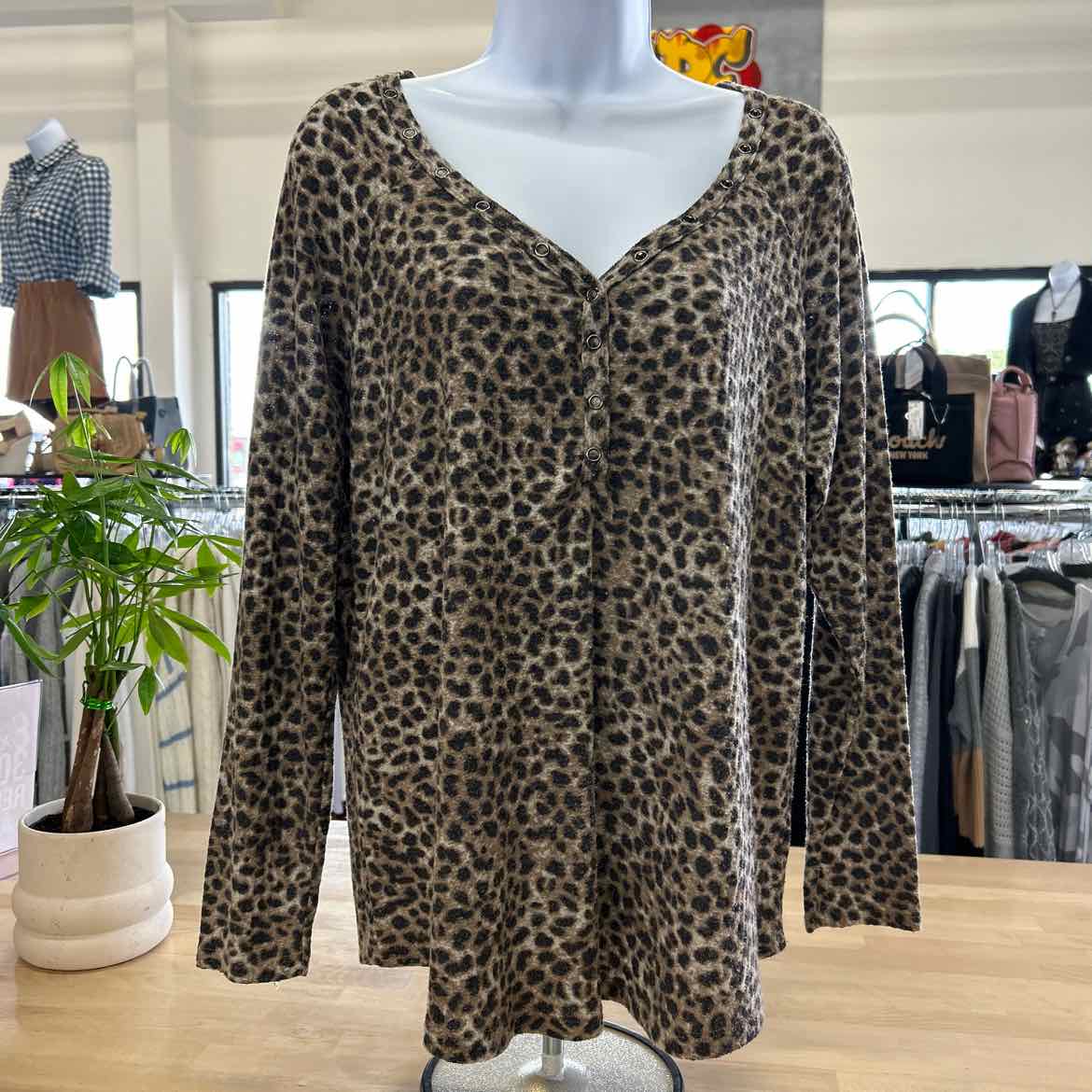 Torrid Size 0 Brown Long Sleeve