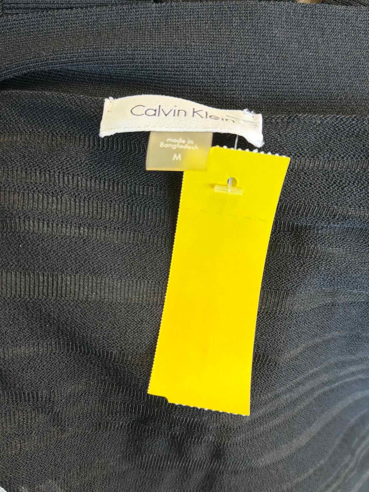 Calvin Klein Size M Black cardigan Sweater