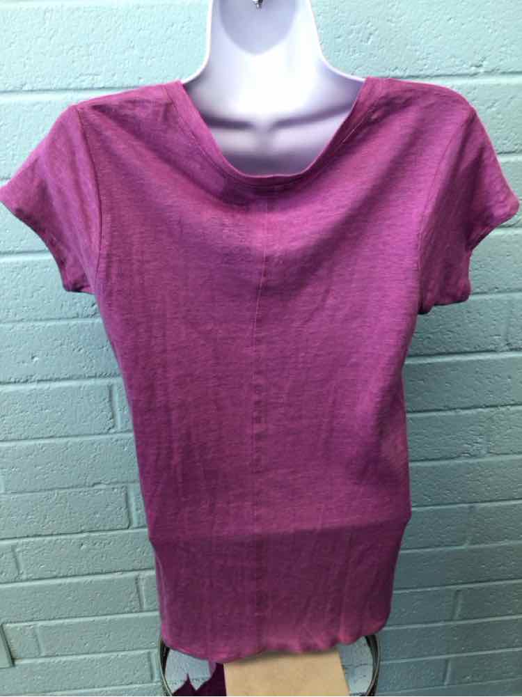 Tahari Size S Purple T-shirt