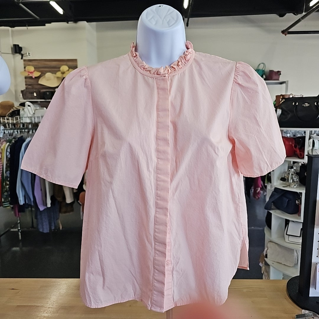 H&M Size 6 Pink Preloved Blouse SS