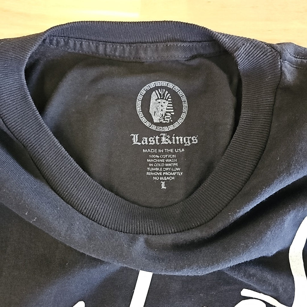 Last Kings Size L Black MENS T-shirt