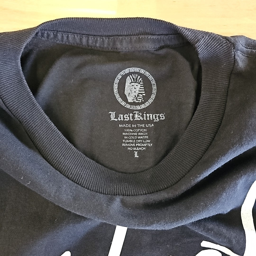 Last Kings Size L Black MENS T-shirt