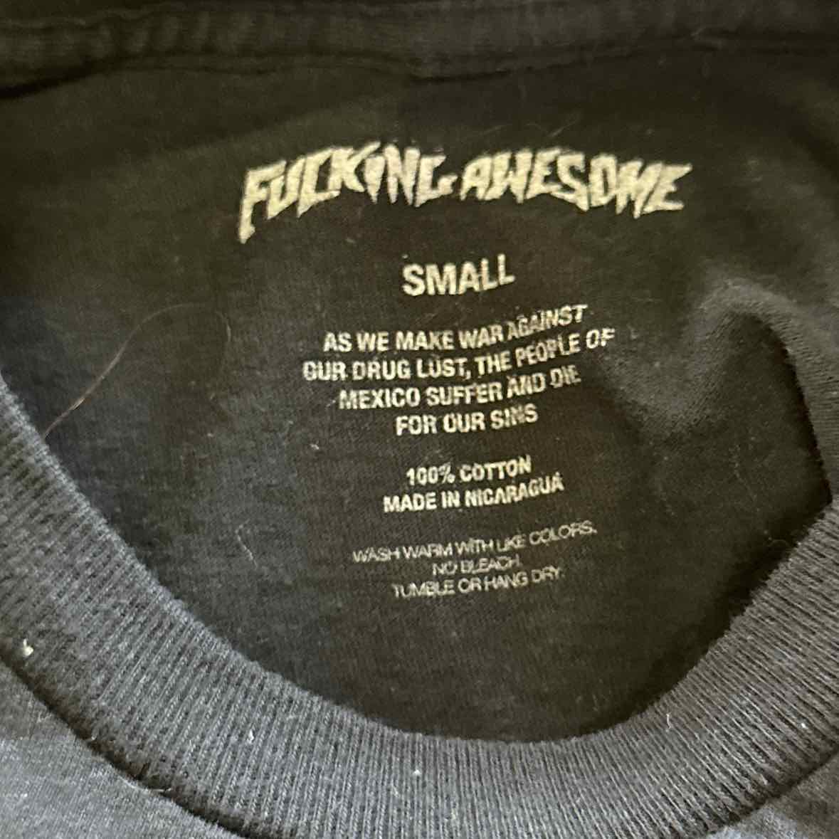 Fucking Awesome Size S Black Longsleeve