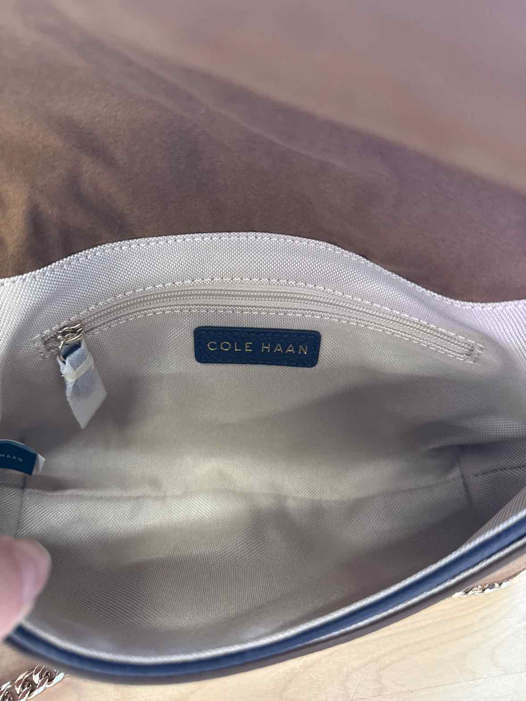 Cole Haan Women's Daniella Chain Shoulder Bag - Medium Blue